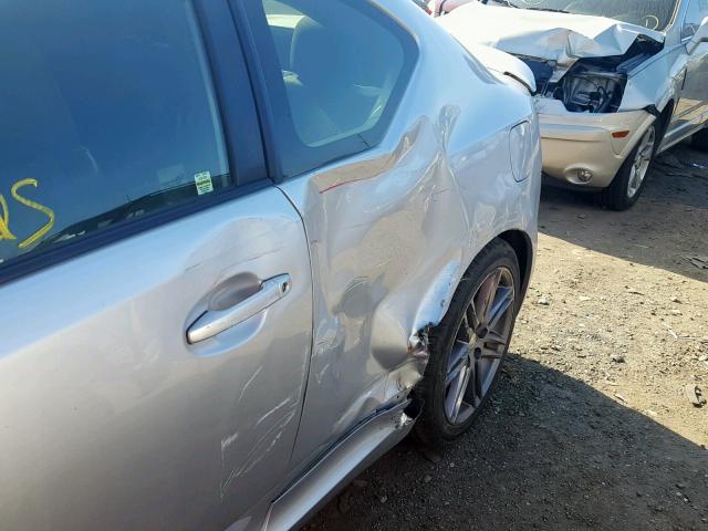 JTKJF5C71D3057331 - 2013 TOYOTA SCION TC 银色 照片 9