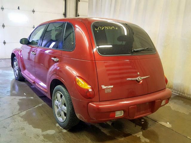 3C4FY58B83T561222 - 2003 CHRYSLER PT CRUISER RED photo 3