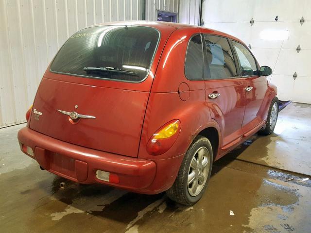 3C4FY58B83T561222 - 2003 CHRYSLER PT CRUISER RED photo 4