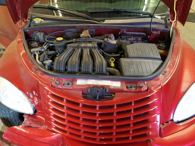 3C4FY58B83T561222 - 2003 CHRYSLER PT CRUISER RED photo 7