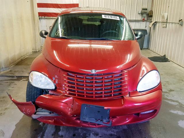 3C4FY58B83T561222 - 2003 CHRYSLER PT CRUISER RED photo 9