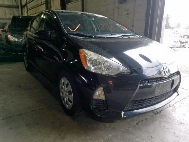 JTDKDTB34C1506712 - 2012 TOYOTA PRIUS C BLACK photo 1