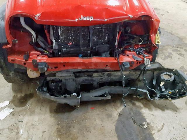 1J4GL48K64W125746 - 2004 JEEP LIBERTY SP RED photo 9