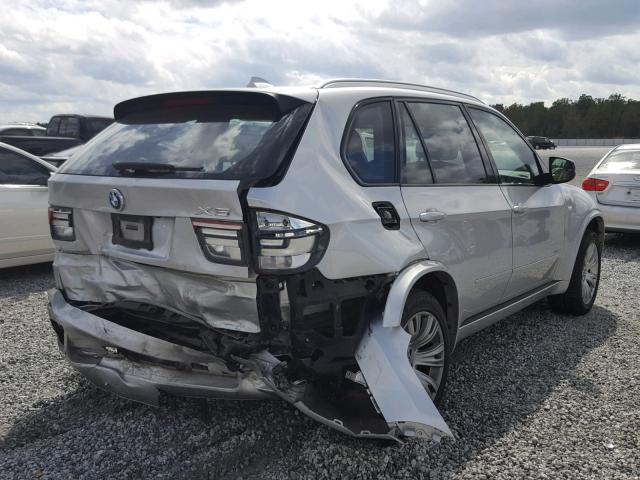 5UXZV8C55BL418567 - 2011 BMW X5 XDRIVE5 SILVER photo 4