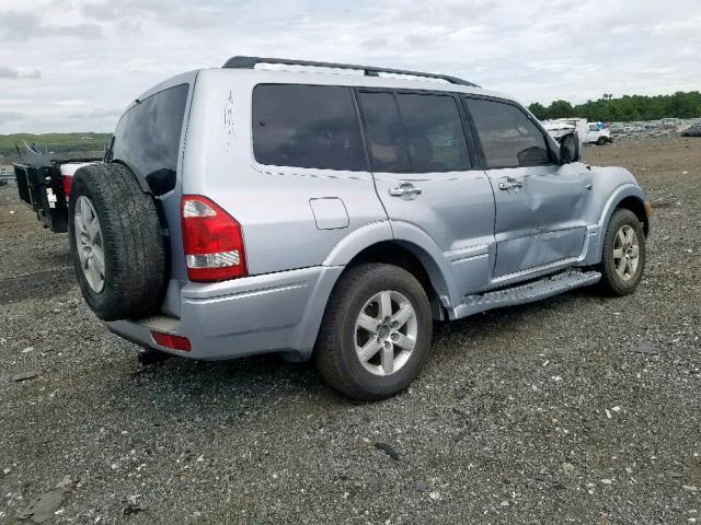 JA4MW51S15J000324 - 2005 MITSUBISHI MONTERO LI GRAY photo 4