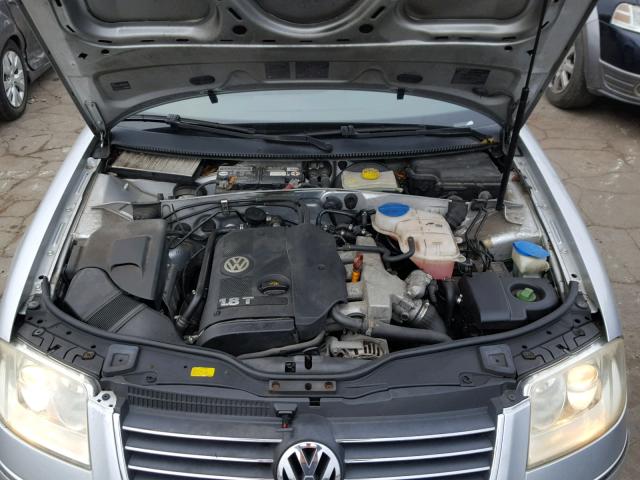 WVWAD63BX5E021702 - 2005 VOLKSWAGEN PASSAT GLS SILVER photo 7