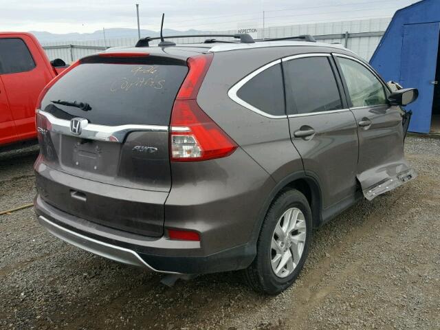 2HKRM4H72FH700277 - 2015 HONDA CR-V EXL TAN photo 4