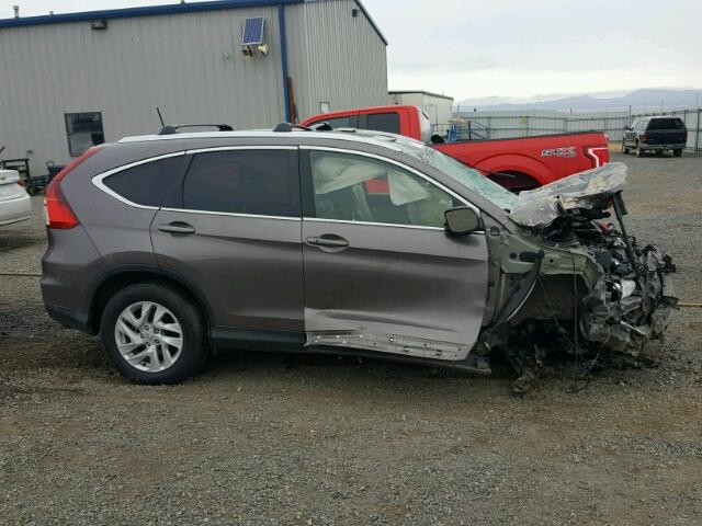 2HKRM4H72FH700277 - 2015 HONDA CR-V EXL TAN photo 9