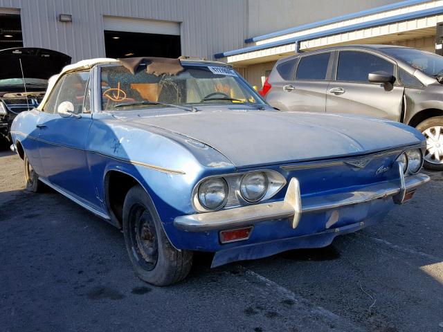 105676W185102 - 1966 CHEVROLET CORVAIR BLUE photo 1