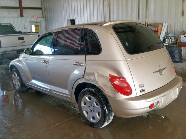 3A4FY58B86T270377 - 2006 CHRYSLER PT CRUISER GOLD photo 3