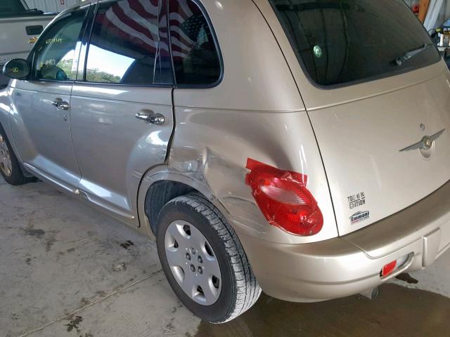 3A4FY58B86T270377 - 2006 CHRYSLER PT CRUISER GOLD photo 9