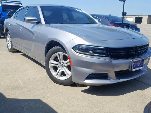 2C3CDXBG0JH114490 - 2018 DODGE CHARGER SX GRAY photo 1