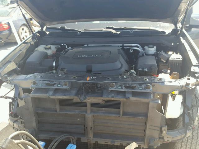 1GCGSCE31G1155710 - 2016 CHEVROLET COLORADO L GRAY photo 7