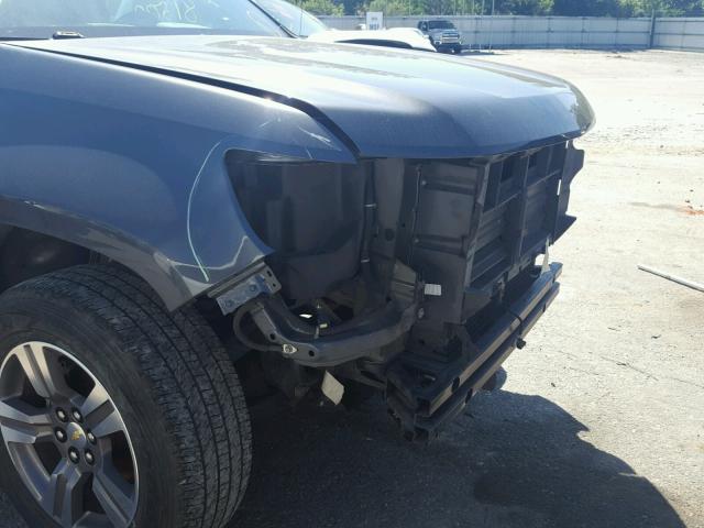 1GCGSCE31G1155710 - 2016 CHEVROLET COLORADO L GRAY photo 9