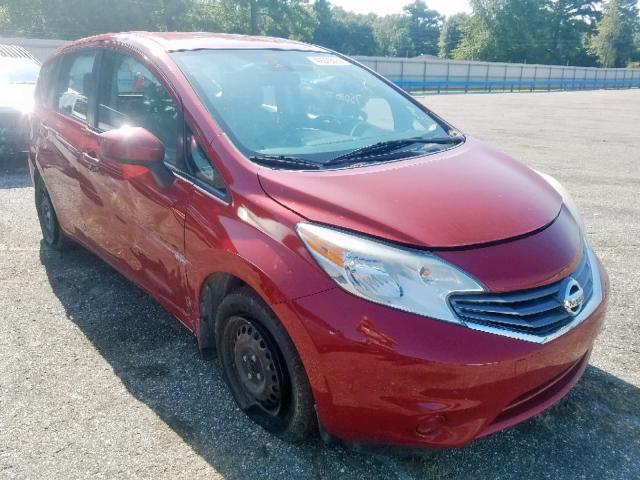 3N1CE2CP5FL354176 - 2015 NISSAN VERSA NOTE RED photo 1