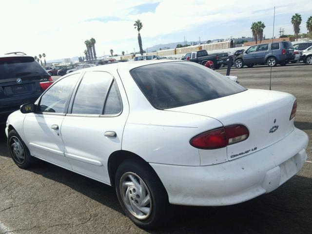 1G1JF5246X7201301 - 1999 CHEVROLET CAVALIER L WHITE photo 3