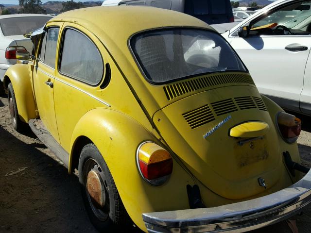 1342496713 - 1974 VOLKSWAGEN BEETLE YELLOW photo 3