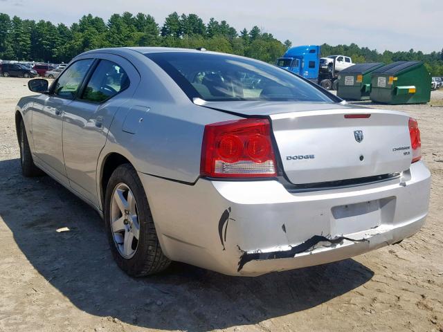 2B3KA33V69H627522 - 2009 DODGE CHARGER SX SILVER photo 3