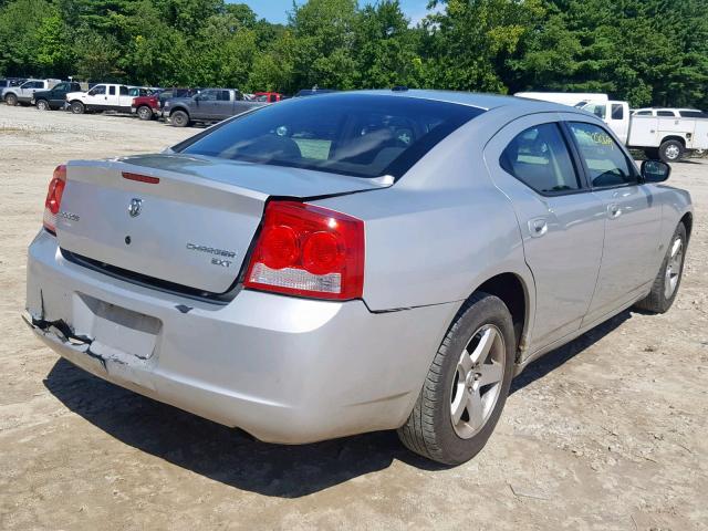 2B3KA33V69H627522 - 2009 DODGE CHARGER SX SILVER photo 4