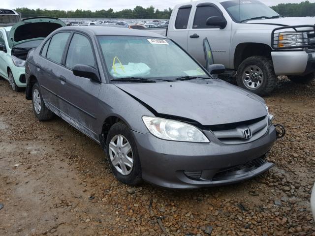 1HGES16325L018000 - 2005 HONDA CIVIC DX V GRAY photo 1