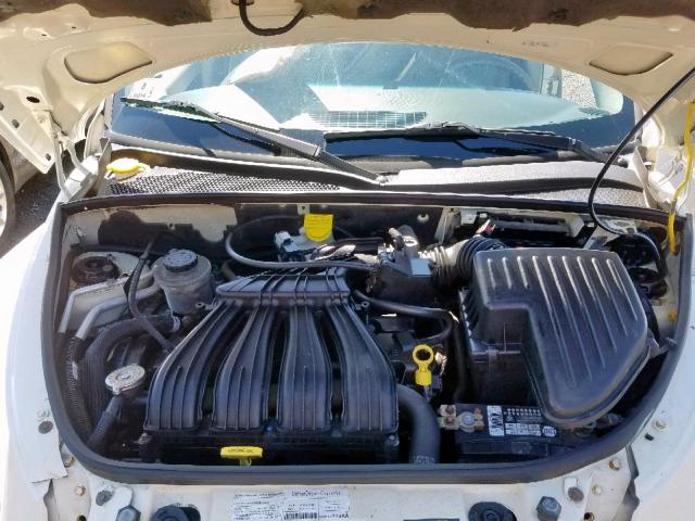 3A8FY48B08T198442 - 2008 CHRYSLER PT CRUISER WHITE photo 7