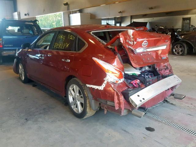 1N4AL3APXDN406679 - 2013 NISSAN ALTIMA SL RED photo 3