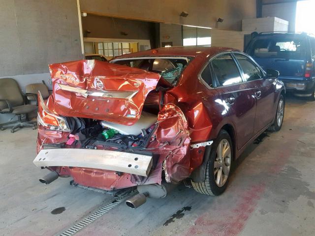 1N4AL3APXDN406679 - 2013 NISSAN ALTIMA SL RED photo 4