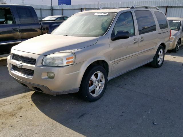 1GNDV33137D109944 - 2007 CHEVROLET UPLANDER L TAN photo 2