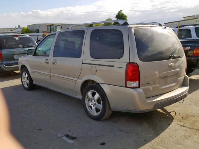 1GNDV33137D109944 - 2007 CHEVROLET UPLANDER L TAN photo 3