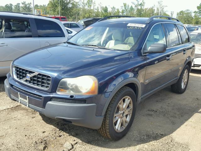 YV1CZ91H931004262 - 2003 VOLVO XC90 T6 BLUE photo 2