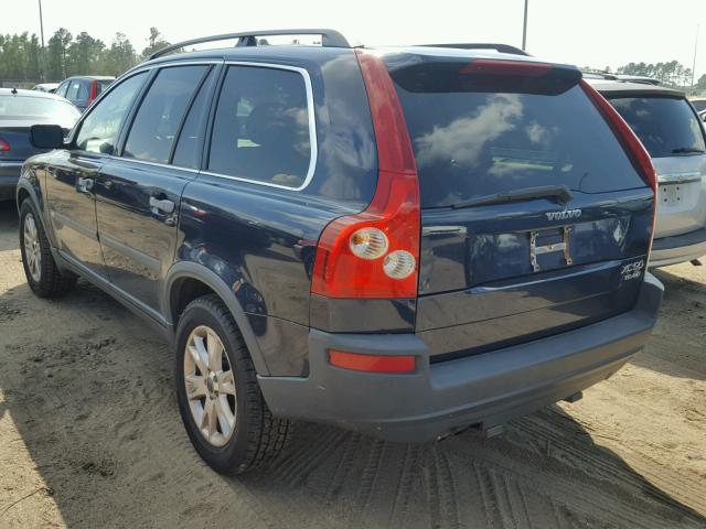 YV1CZ91H931004262 - 2003 VOLVO XC90 T6 BLUE photo 3