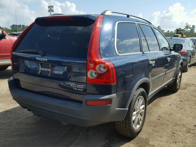 YV1CZ91H931004262 - 2003 VOLVO XC90 T6 BLUE photo 4