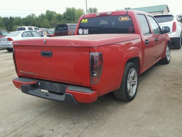 1GCCS136258146390 - 2005 CHEVROLET COLORADO RED photo 4