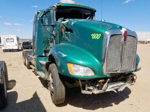 3WKADP9XXGF495550 - 2016 KENWORTH CONSTRUCTI GREEN photo 1