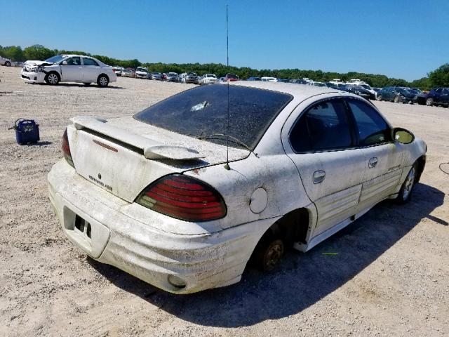 1G2NF52T21M683018 - 2001 PONTIAC GRAND AM S WHITE photo 4