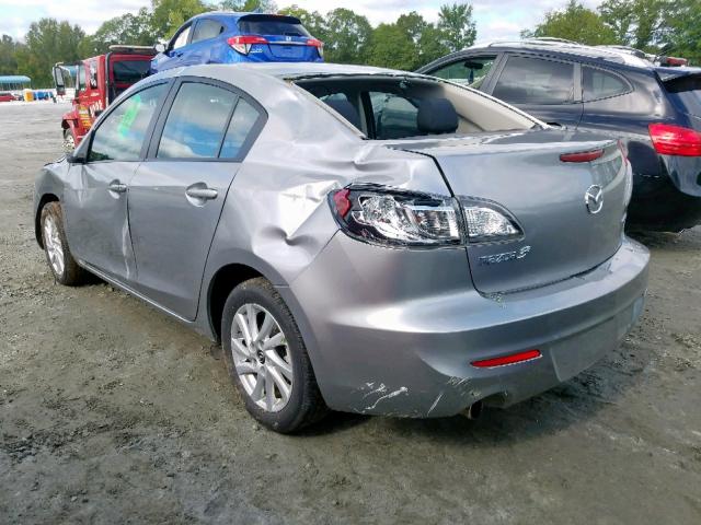 JM1BL1VP2D1787870 - 2013 MAZDA 3 I SILVER photo 3