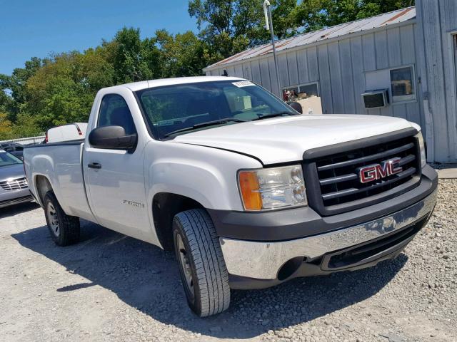 1GTEC14XX8Z236611 - 2008 GMC SIERRA C15 WHITE photo 1