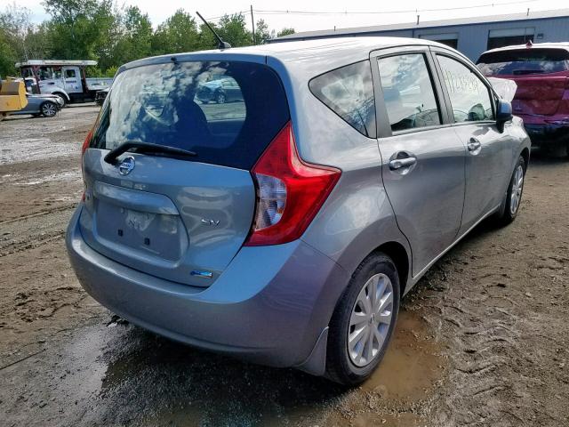 3N1CE2CP7EL407717 - 2014 NISSAN VERSA NOTE GRAY photo 4