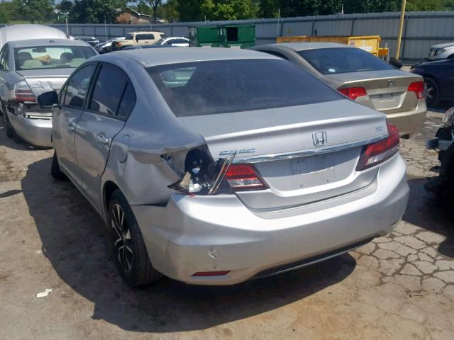 19XFB2F83FE108304 - 2015 HONDA CIVIC EX SILVER photo 3