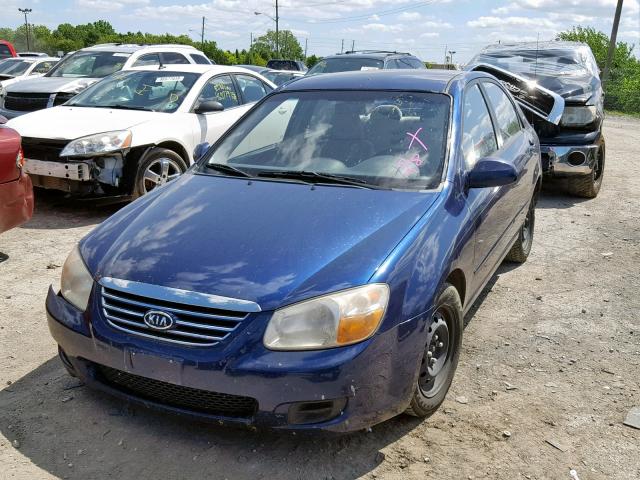 KNAFE121475477550 - 2007 KIA SPECTRA EX BLUE photo 2