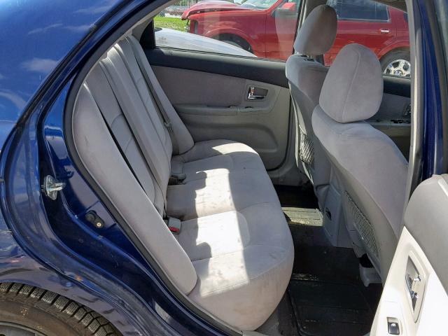 KNAFE121475477550 - 2007 KIA SPECTRA EX BLUE photo 6