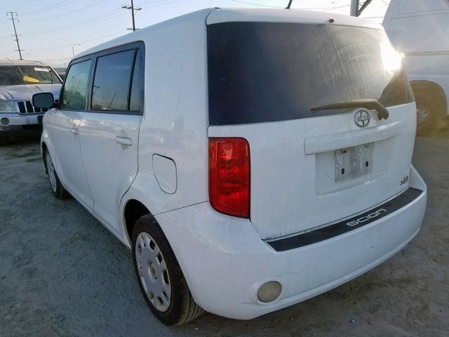 JTLKE50E081040169 - 2008 TOYOTA SCION XB 白色 照片 3