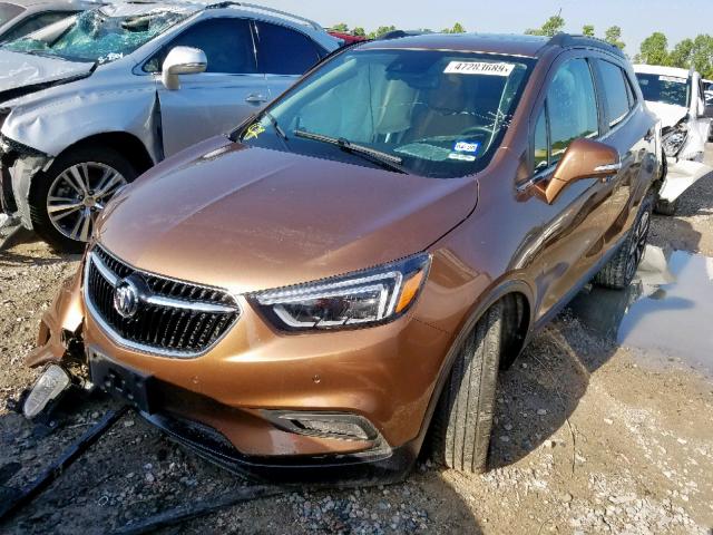 KL4CJDSB3HB039787 - 2017 BUICK ENCORE PRE BROWN photo 2