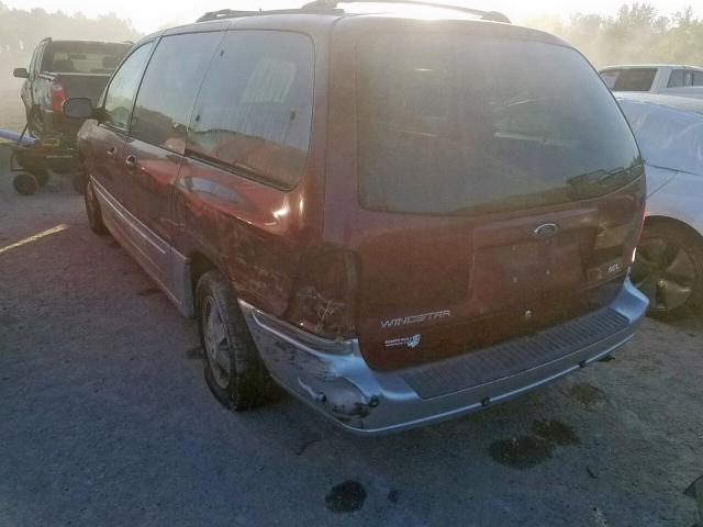 2FMDA5349YBA60441 - 2000 FORD WINDSTAR S MAROON photo 9