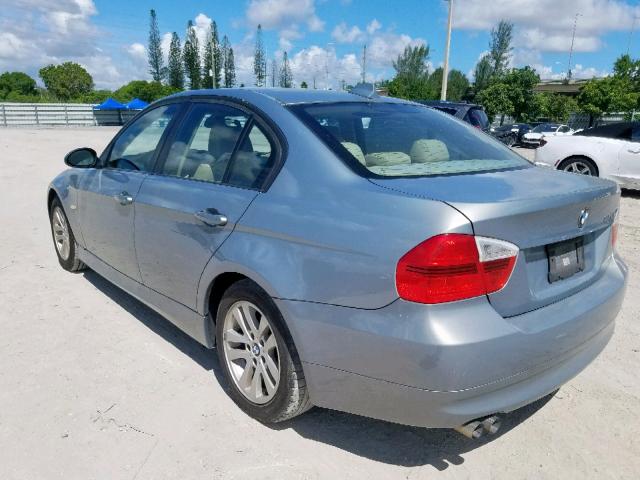 WBAVB17536NK30132 - 2006 BMW 325 I AUTO GRAY photo 3