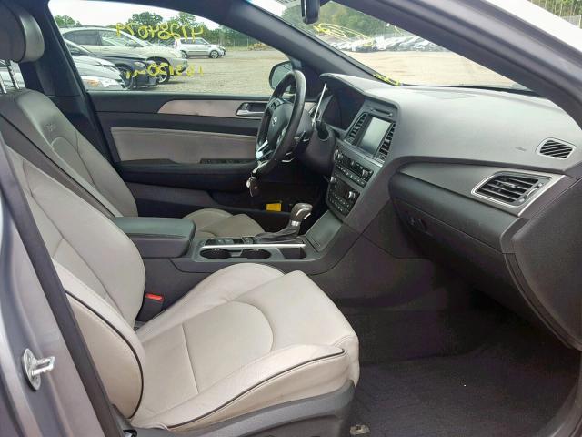 5NPE34AB1FH041799 - 2015 HYUNDAI SONATA SPO GRAY photo 5