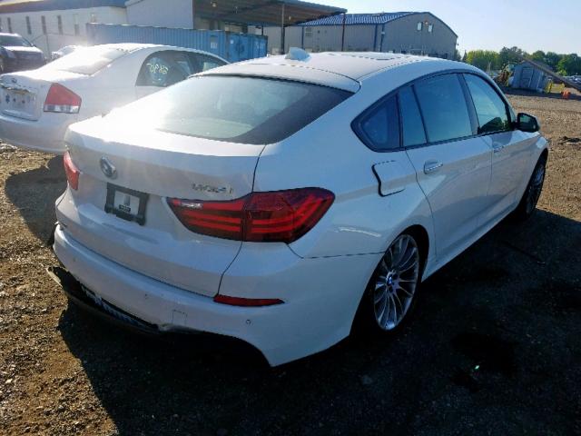 WBA5M4C51ED183799 - 2014 BMW 535 XIGT WHITE photo 4