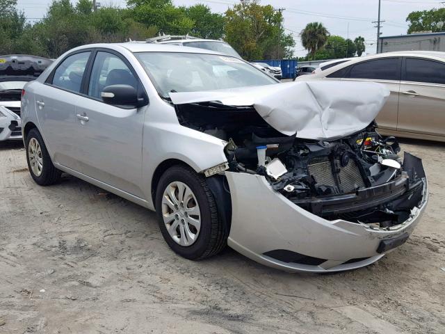 KNAFU4A20A5817542 - 2010 KIA FORTE EX SILVER photo 1