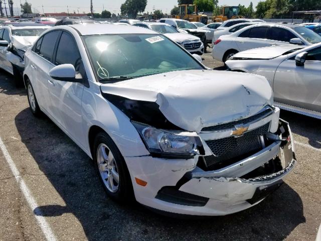 1G1PE5SC8C7363378 - 2012 CHEVROLET CRUZE LT WHITE photo 1