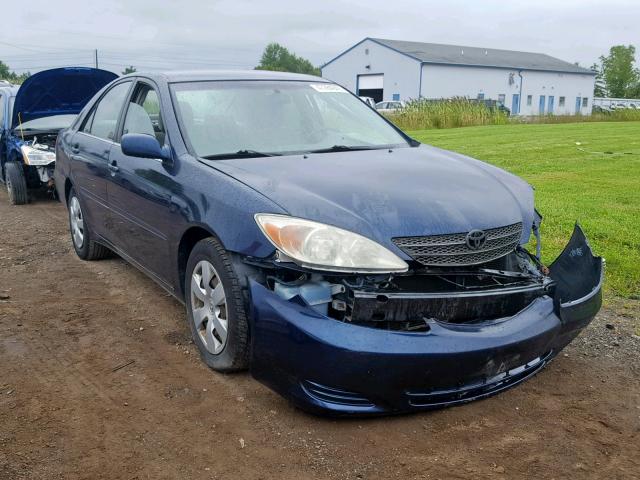 4T1BE32K83U211224 - 2003 TOYOTA CAMRY LE BLUE photo 1